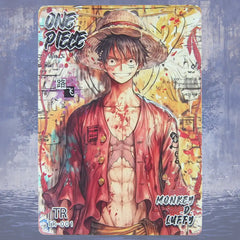 One Piece Monkey D Luffy TR 001 Trading Card