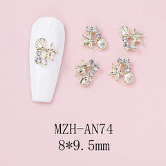 Nail Art Deco Beach Pearl Starfish Ocean Themed Charm Y01-MZH-AN74 image 0