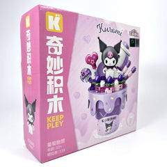 Sanrio Kuromi Officially Licensed Ice Cream Cone Building Brick Limited Edition