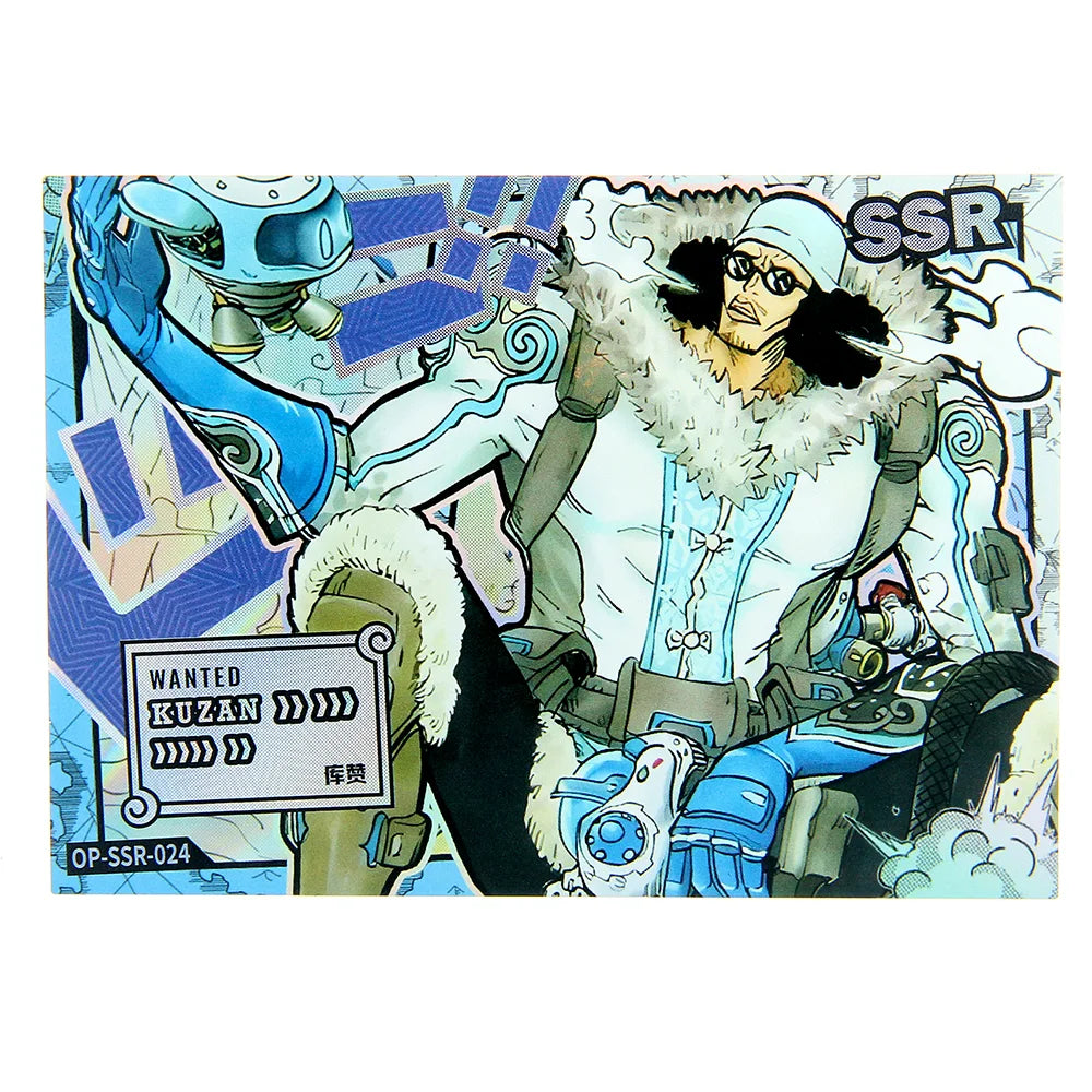 Animated character with futuristic outfit and 'Wanted' poster on a colorful background