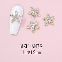 Nail Art Deco Beach Pearl Starfish Ocean Themed Charm Y01-MZH-AN78 image 0
