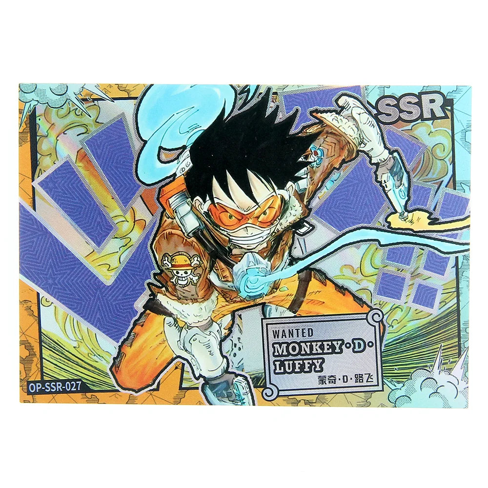 Card featuring an animated character with a 'Wanted' poster design on a colorful background